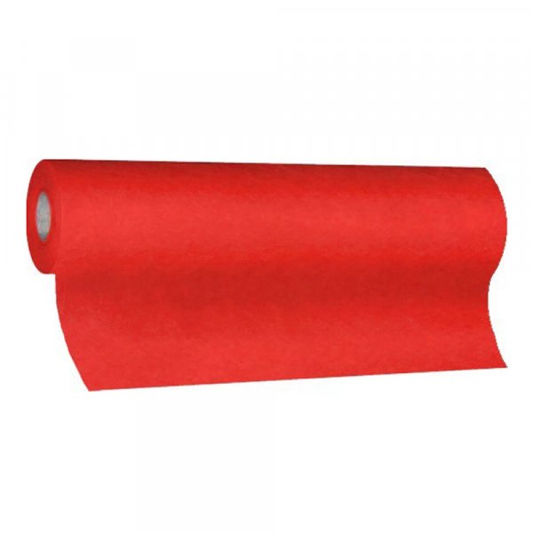 20 Stk. Tischläufer auf Rolle PREMIUM Airlaid 24 m x 40 cm rot